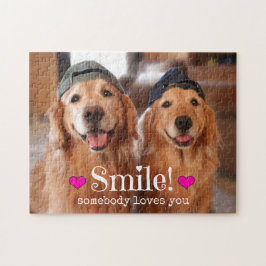 Golden Retriever iemand houdt van je Legpuzzel