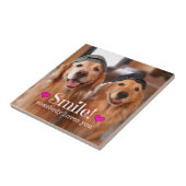 Golden Retriever iemand houdt van je Tegeltje (Zijkant)