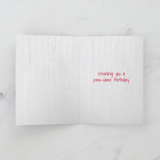 Golden Retriever Ik hou van je verjaardag Feestdagen Kaart (Binnen)