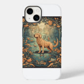 Golden retriever illustratie Case-Mate iPhone case (Achterkant)
