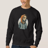 Golden Retriever In A Hoodie Cool K9 Light Pul Ho Trui (Voorkant)
