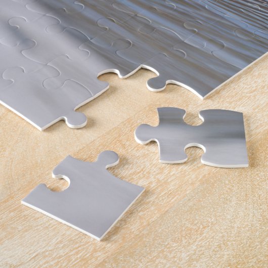 Golden Retriever in Beach Wave Legpuzzel (Zijkant)