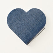 Golden Retriever in Blue Jean Hole Notitieboek (Achterkant)