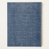 Golden Retriever in Blue Jean Hole Planner (Achterkant)