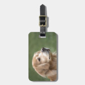 Golden Retriever in Closeup Bagagelabel (Voorkant verticaal)