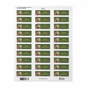 Golden Retriever in Closeup Etiket (Full Sheet)