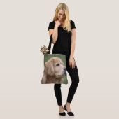 Golden Retriever in Closeup Tote Bag (Op model)