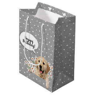 Golden Retriever in dagboeken op poka-punten Medium Cadeauzakje