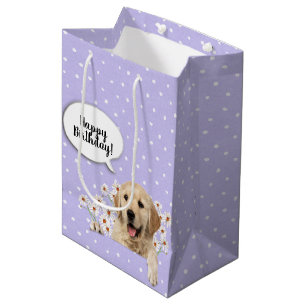 Golden Retriever in dagboeken op poka-punten Medium Cadeauzakje