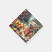 Golden Retriever in de appelboomgaard Servet (Hoek)