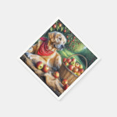 Golden Retriever in de appelboomgaard Servet (Hoek)