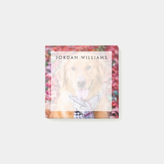 Golden Retriever in de carf Post-it® Notes (Voorkant)