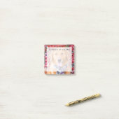 Golden Retriever in de carf Post-it® Notes (Op bureau)