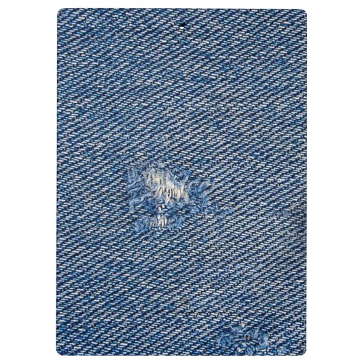 Golden Retriever in Denim Hole Klembord (Achterkant)