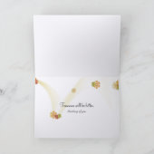 Golden Retriever in een regenjas Kaart (Binnen)