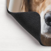 Golden Retriever in gordijn Muismat (Hoek)