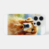 Golden Retriever in Harmony 010924AREF126 - Waterc iPhone Hoesje (Achterkant horizontaal)