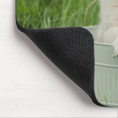 Golden retriever in het wasbekken muismat (Hoek)