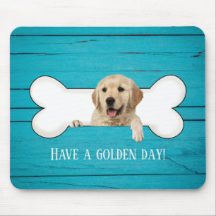 Golden Retriever in hondenbot Muismat
