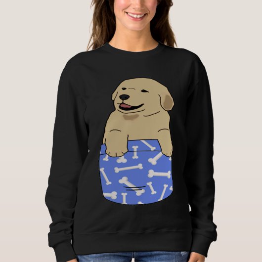 Golden Retriever in my Pocket Trui (Voorkant)
