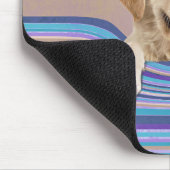 Golden Retriever in stripes Muismat (Hoek)