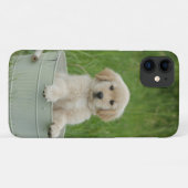 Golden retriever in wasbekken Case-Mate iPhone case (Achterkant (horizontaal))