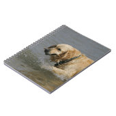 Golden Retriever in water Notitieboek (Linkerzijde)
