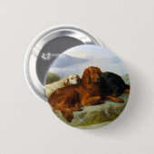 Golden Retriever, Irish and Gordon Setter Button (Voorkant /achterkant)