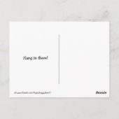 Golden Retriever is al maandag Briefkaart (Achterkant)