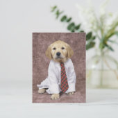 Golden Retriever; is een relatief modern en Briefkaart (Staand voorkant)