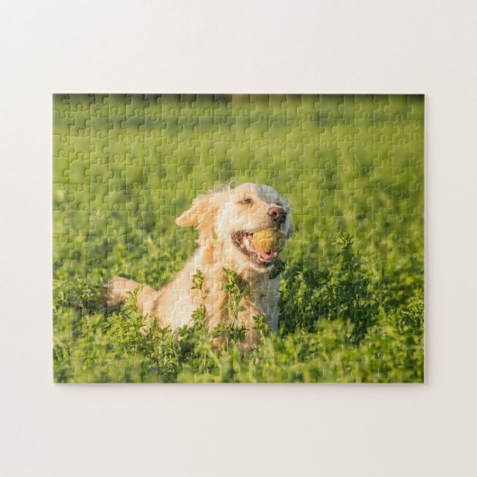 Golden Retriever Jig Saw Puzzle Legpuzzel (Horizontaal)