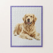 Golden Retriever Jigzaag Puzzle Legpuzzel (Verticaal)