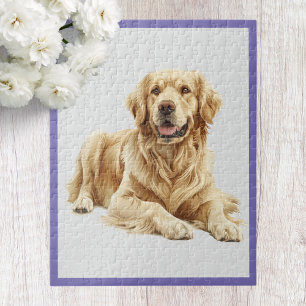 Golden Retriever Jigzaag Puzzle Legpuzzel