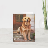 Golden Retriever Kaart (Voorkant)