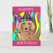 Golden Retriever Kaart (Voorkant)