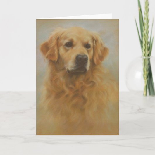 Golden retriever kaart (Voorkant)