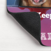 Golden Retriever Keep Calm and Road Trip Muismat (Hoek)