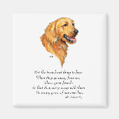 Golden Retriever Keepomwille Magneet (Voorkant)
