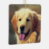 Golden Retriever Keramisch Ornament (Rechts)