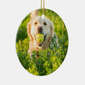 Golden Retriever Keramisch Ornament (Rechts)