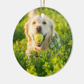 Golden Retriever Keramisch Ornament (Links)