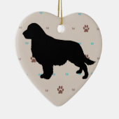 Golden Retriever Keramisch Ornament (Rechts)
