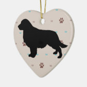 Golden Retriever Keramisch Ornament (Links)