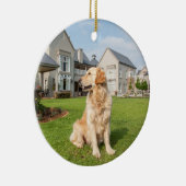 Golden Retriever Keramisch Ornament (Rechts)