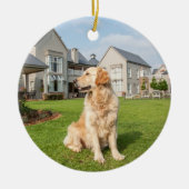 Golden Retriever Keramisch Ornament (Voorkant)