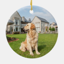 Golden Retriever Keramisch Ornament