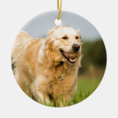 Golden Retriever Keramisch Ornament (Voorkant)