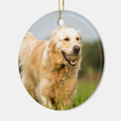 Golden Retriever Keramisch Ornament (Links)