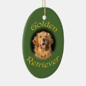 Golden Retriever Keramisch Ornament (Rechts)