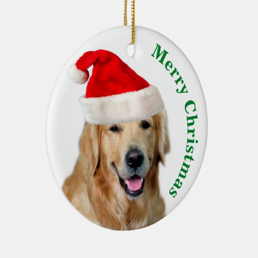 Golden Retriever Keramisch Ornament (Rechts)